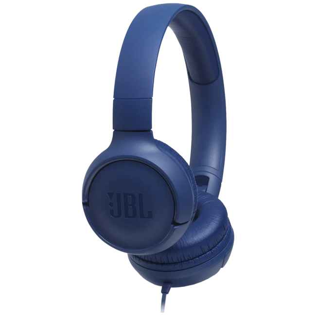 JBL Slušalice sa mikrofonom, headset, 3.5mm, sklopive - Tune 500 Blue