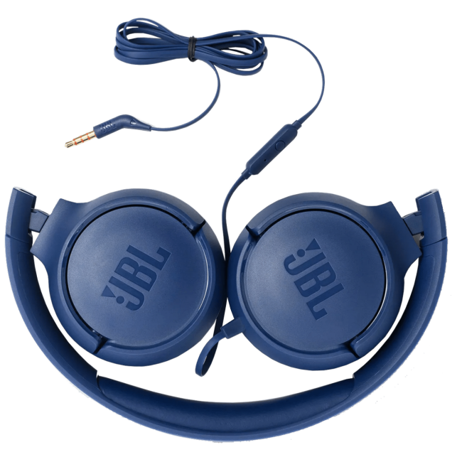 JBL Slušalice sa mikrofonom, headset, 3.5mm, sklopive - Tune 500 Blue - Image 6