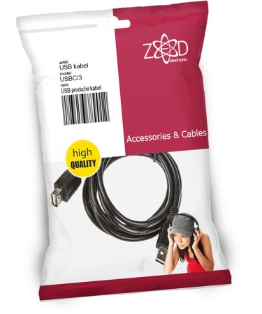 ZED electronic USB 3.0 produžni kabl,  dužina 3.0 metra - USBC/3