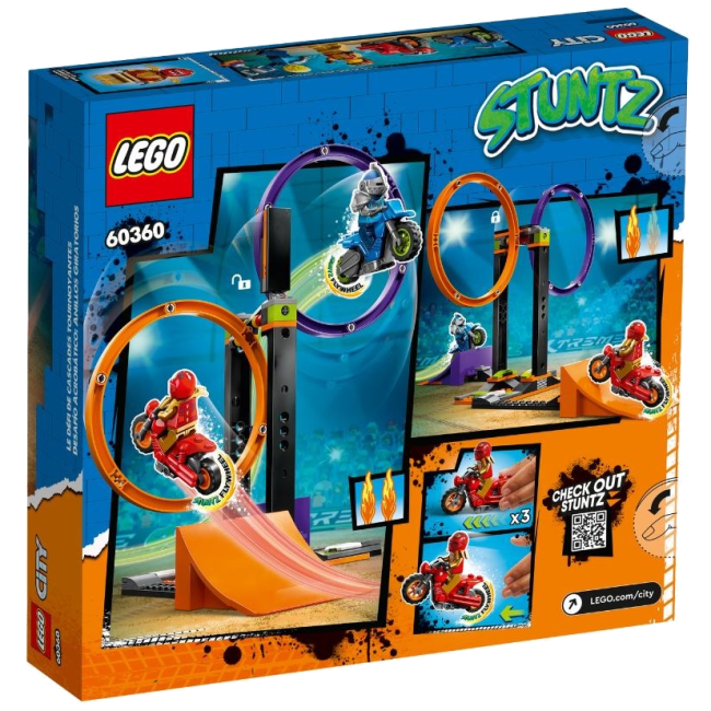 Lego Vratolomni izazov, rampa motocikl za 2 igrača, LEGO City - Image 2