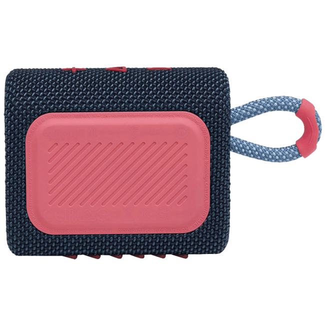 JBL Zvučnik bežični, GO 3, Bluetooth, IP67, Blue/Pink - GO 3 Bluetooth Speaker Blue/pink - Image 4