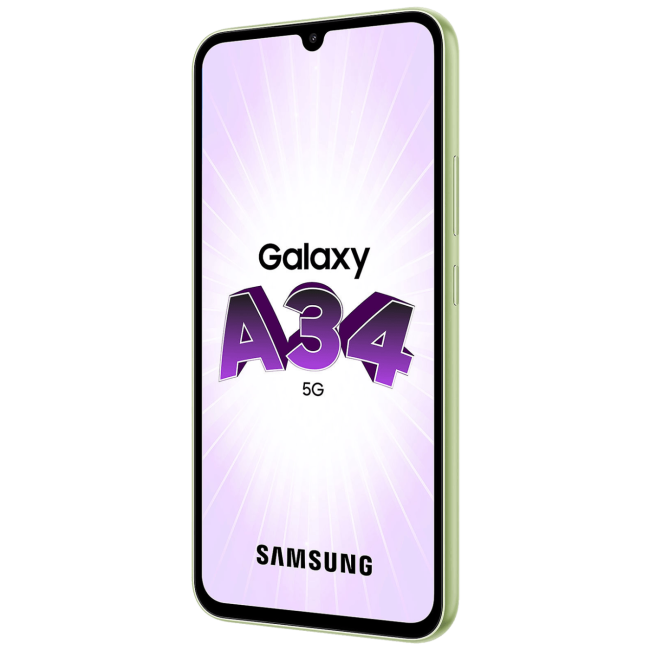 Samsung Smartphone 6.6", 5G, Octa Core 2.6GHz, RAM 8GB, 48Mpixel - Galaxy A34 5G 8GB/128GB Lime - Image 4