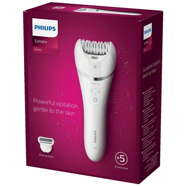 Philips Epilator za suhu i mokru kožu, Series 8000 - BRE710/00 - Image 4