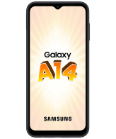 Samsung Smartphone 6.6", Octa Core 2.0GHz, RAM 4GB, 50 Mpixel - Galaxy A14 4GB/64GB Black