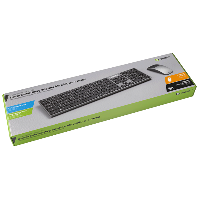 Tracer Tastatura + miš, bežični set, nano prijemnik - SET RF NANO USB - Image 6