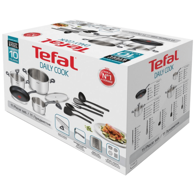 Tefal Posuđe, set, indukcija, Daily Cook - G713SB45 - Image 2