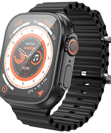 hoco. Pametni sat, 1.96" zaslon, Dual Bluetooth, IP67 - Y12 Black