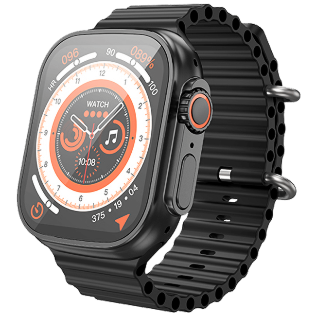 hoco. Pametni sat, 1.96" zaslon, Dual Bluetooth, IP67 - Y12 Black