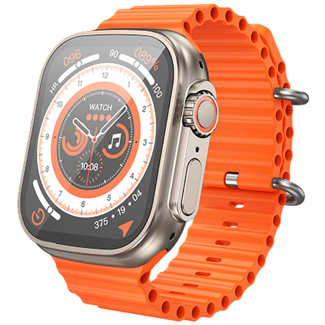 hoco. Pametni sat, 1.96" zaslon, Dual Bluetooth, IP67 - Y12 Titanium Gold