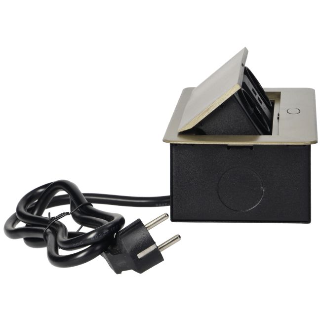 Orno Produžni kabel sa 2 x Schuko utičnice + 2 x USB, ugradbena - OR-AE-13126(GS)/BR - Image 5