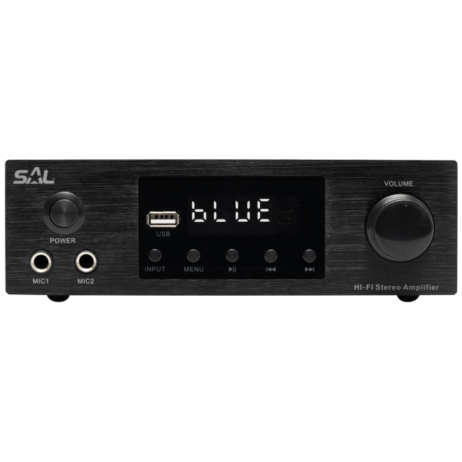 SAL Multimedijsko mini HiFi pojačalo,2x50W,BT-FM-USB-OPTI-KOAX - BTA 250 - Image 2