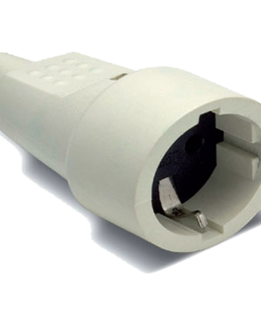 Famatel Strujni utičnica Schuko, uzemljenje, 16A/250V, bijela - 2104-B