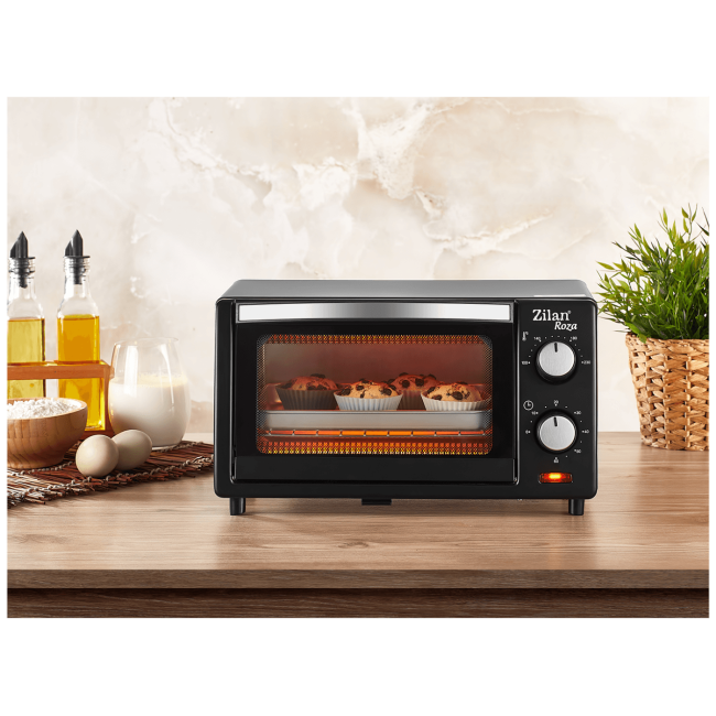Zilan Mini pećnica, zapremina 9 l, 800 W, crna - ZLN4328 - Image 6