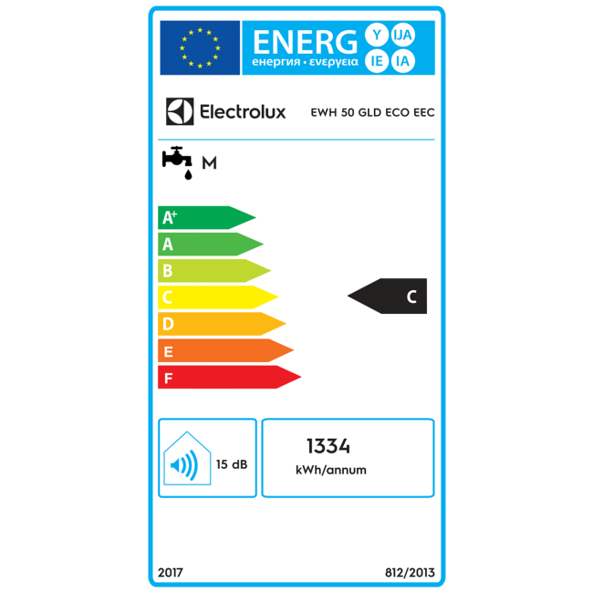 Electrolux Bojler 50 lit., Cijevni električni grijač (TEN), 2kW, IPX4 - EWH 50 GLD Eco EEC - Image 6