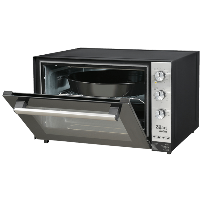 Zilan Mini pećnica, zapremina 70 l, 2000 W, crna - ZLN3741 - Image 2