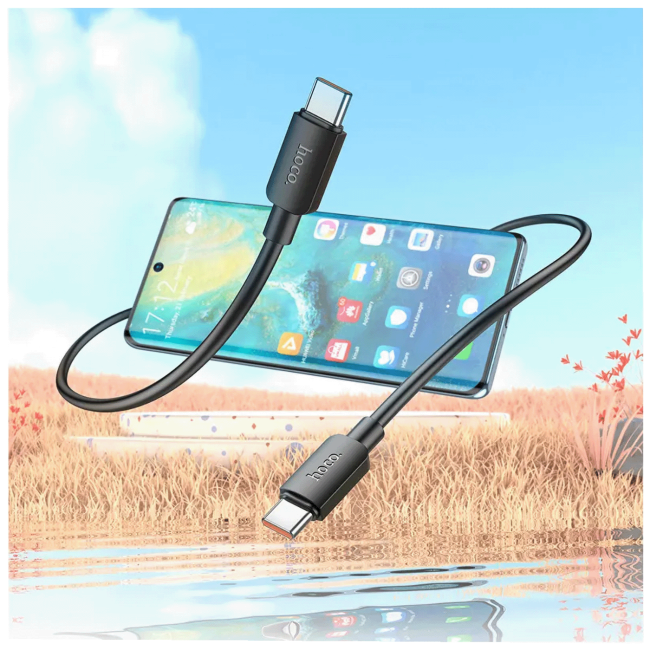 hoco. USB kabl za smartphone, type C, 100W, crna - X96 Hyper, 100W, Crni - Image 5