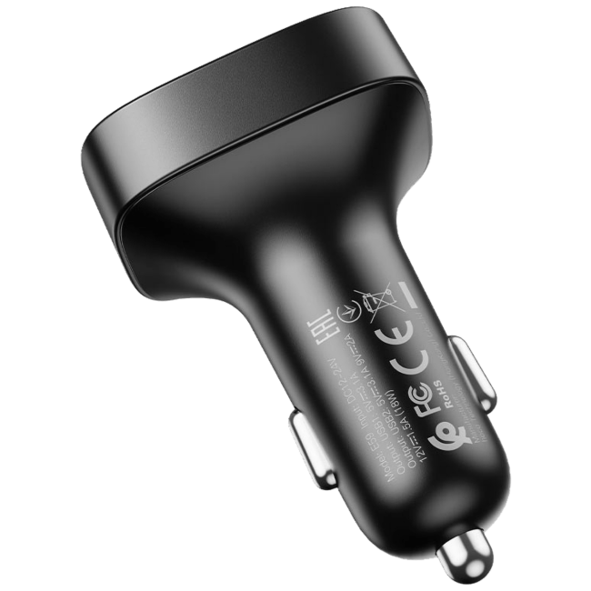 hoco. FM modulator, Bluetooth, 12/24V, 2 x USB, microSD, PD 18W - E59 Promise - Image 4