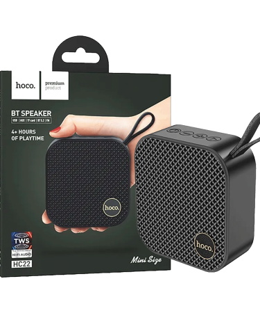 hoco. Zvučnik bežični, Bluetooth, 1200 mAh, 5W - HC22, Crni
