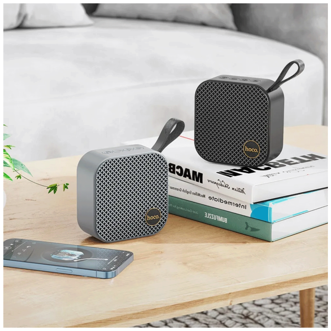 hoco. Zvučnik bežični, Bluetooth, 1200 mAh, 5W - HC22, Crni - Image 4