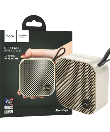 hoco. Zvučnik bežični, Bluetooth, 1200 mAh, 5W - HC22, White