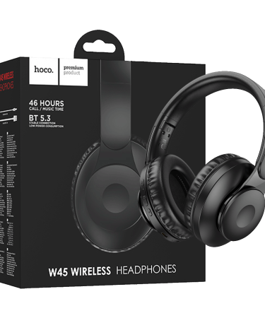 hoco. Slušalice bežične, Bluetooth - W45 Enjoy, Black