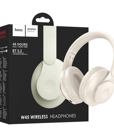 hoco. Slušalice bežične, Bluetooth - W45 Enjoy, White