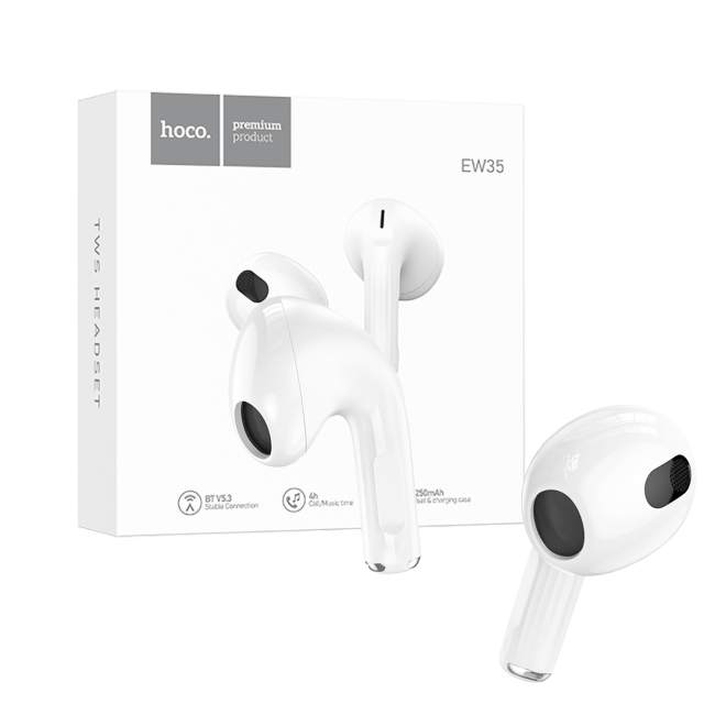 hoco. Slušalice bežične sa kutijicom za punjenje, Bluetooth - EW35 TWS