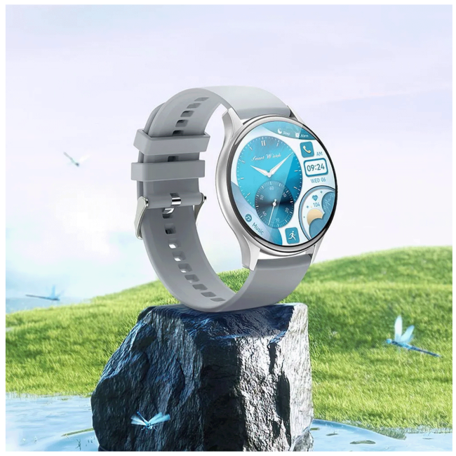 hoco. Pametni sat, 1.43" AMOLED, Bluetooth, IP68 - Y15 Silver - Image 3