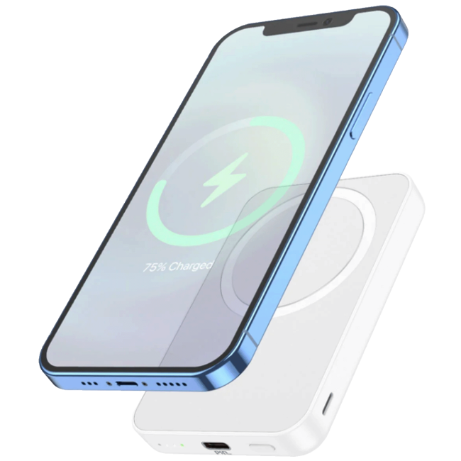 hoco. Punjač prijenosni, bežični, magnetic, 5000mAh, PD20W - J109 Easy - Image 2