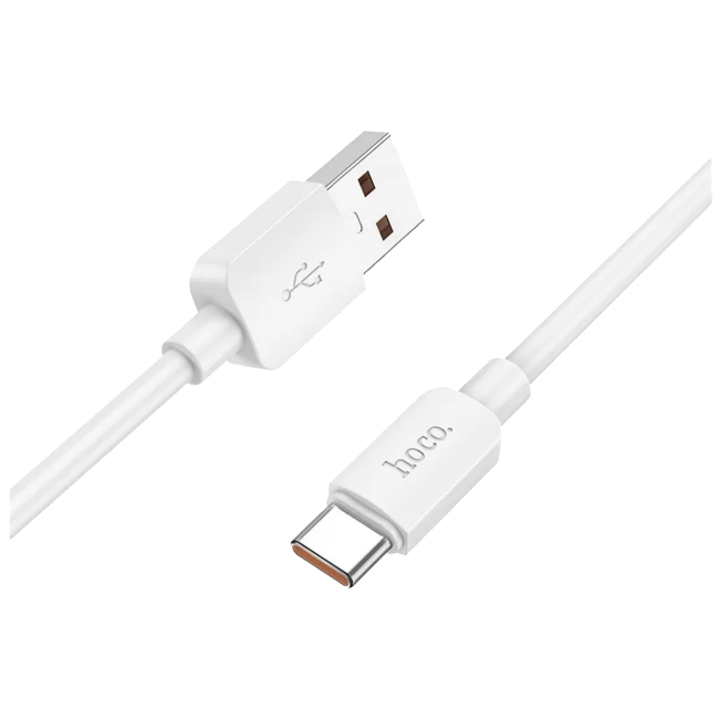 hoco. USB kabl za smartphone, USB-A to type C, 100W, bijela - X96 Hyper, 100W, White - Image 2