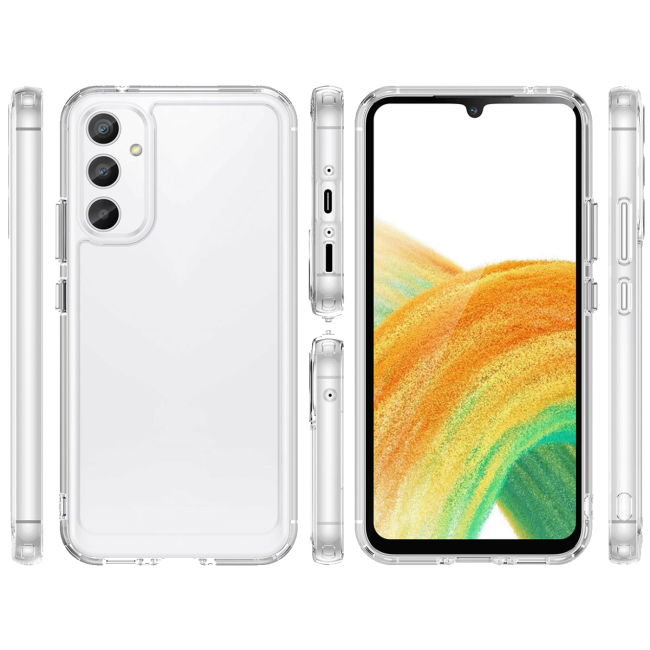 Samsung Maska za Samsung A34 5G, Transparent - TPU Phone Case A34 5G - Image 2