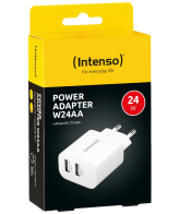 (Intenso) Punjač kučni, 2 x USB-A, 2.4A, 24W - Power Adapter W24AA