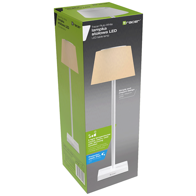 Tracer Lampa, stolna, 4W, IP44 - PLUTO WHITE TABLE LAMP - Image 6