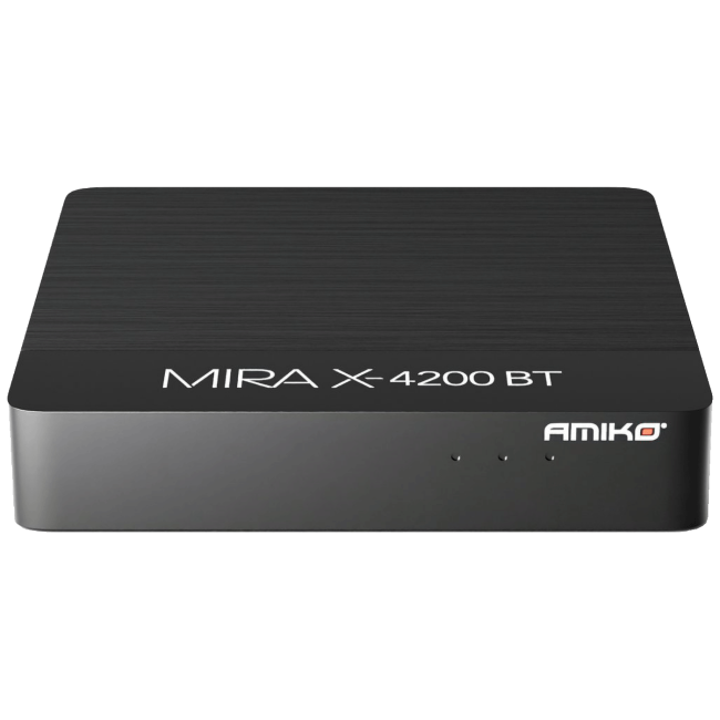Amiko Prijemnik IPTV@Linux, 4K UHD, H.265, LAN, WiFi Dual Band - MIRAX HIS-4200 BT Pure OTT
