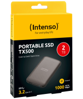 (Intenso) Eksterni SSD, do 1000 MB/s, kapacitet 2TB, USB 3.2 - External SSD TX500 2TB