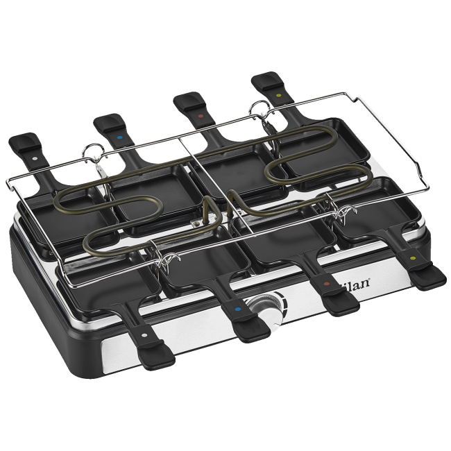 Zilan Električni Roštilj / Raclette / Fondue od sira, 3u1, 1400W - ZLN8856 - Image 4