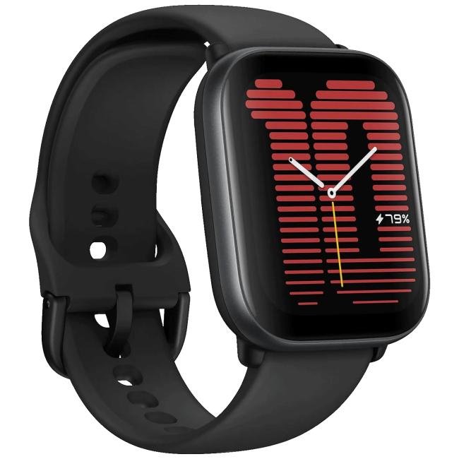Amazfit Pametni sat, 1.75" AMOLED, vodootporan 5ATM, BT, GPS - Active - Midnight Black - Image 3
