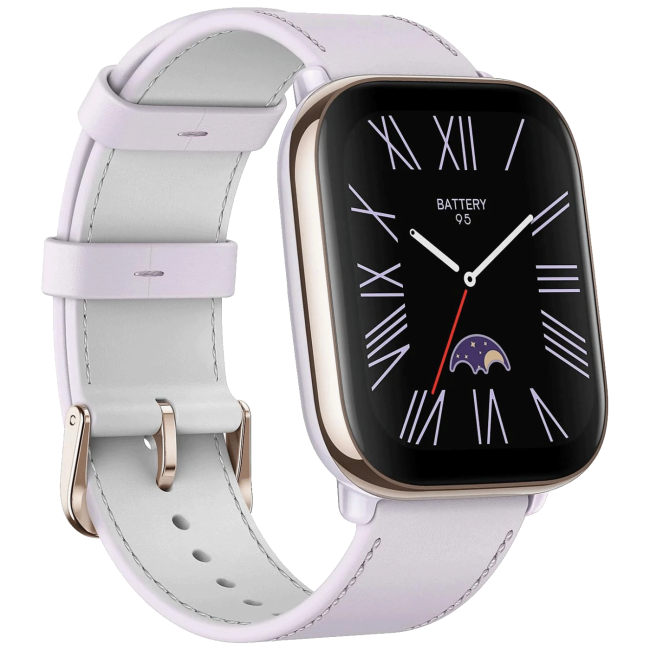 Amazfit Pametni sat, 1.75" AMOLED, vodootporan 5ATM, BT, GPS - Active - Lavender Purple - Image 3