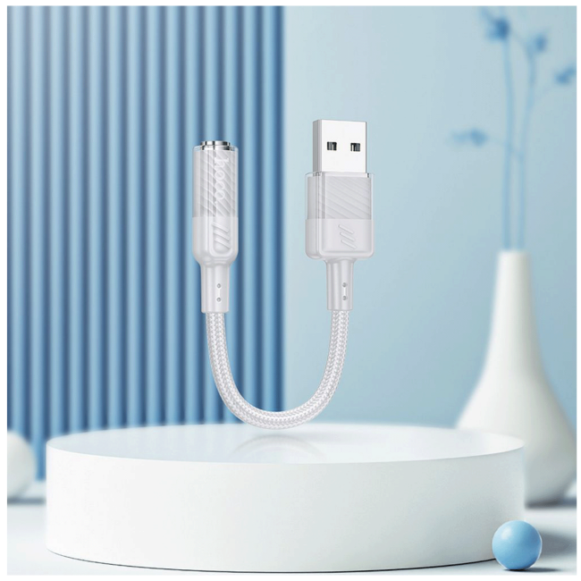 hoco. Adapter za slušalice, USB type A na 3.5 mm - LS37 Spirit - Image 5