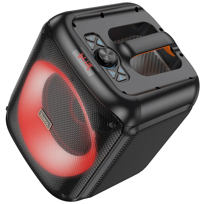 hoco. Zvučnik bežični sa mikrofonom, Bluetooth, RGB LED, 45W - HA1 Graceful - Image 3