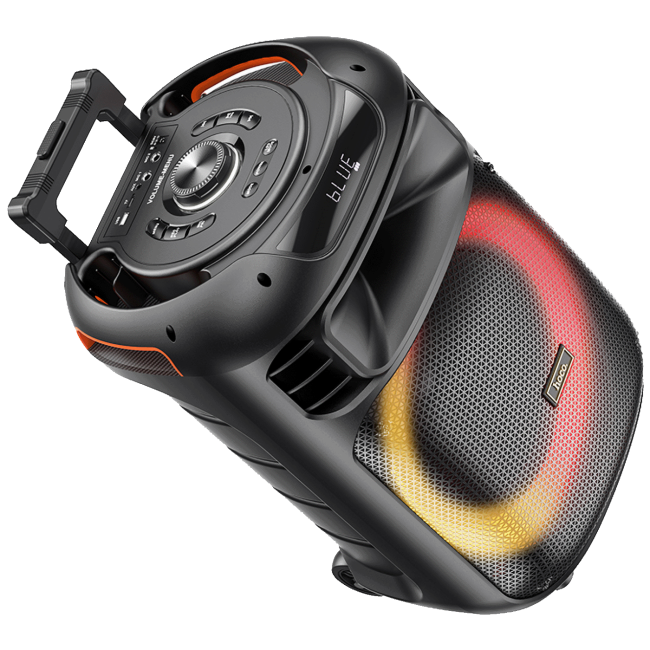 hoco. Zvučnik bežični sa 2 bežična mikrofona, Bluetooth, 60W - HA5 Winner - Image 3