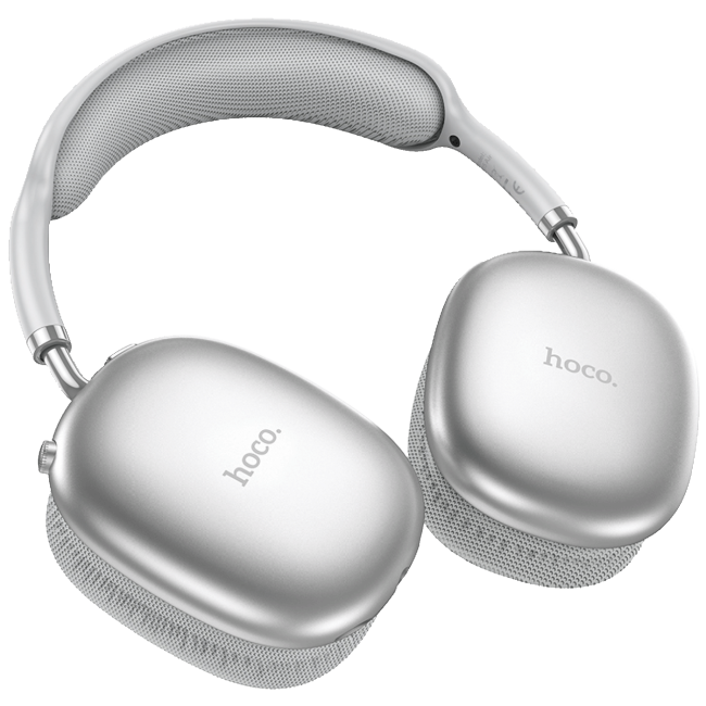 hoco. Slušalice bežične sa mikrofonom, Bluetooth, srebrena - W35 Air Triumph Silver - Image 2