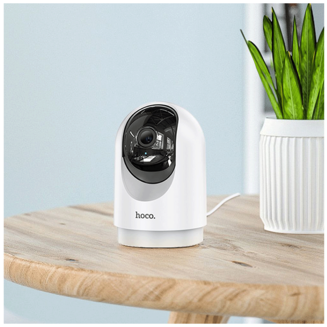 hoco. Kamera IP, 3MP, FullHD, WiFi, micro SD, Indoor - D1 Indoor PTZ - Image 6