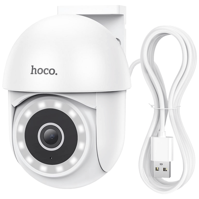 hoco. Kamera IP, 3MP, 1080p, WiFi, micro SD, Outdoor - D2 Outdoor PTZ