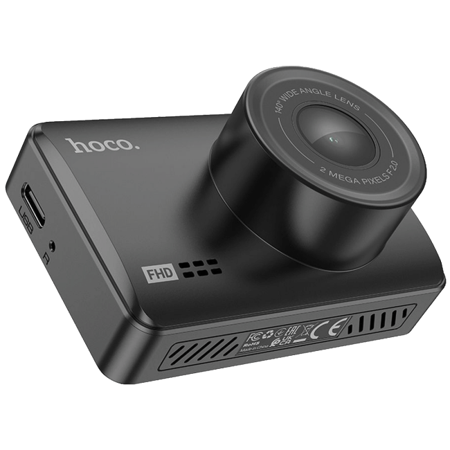 hoco. Auto kamera, 2 Mpxiel, 2.45 IPS", FullHD, microSD - DV2 - Image 3