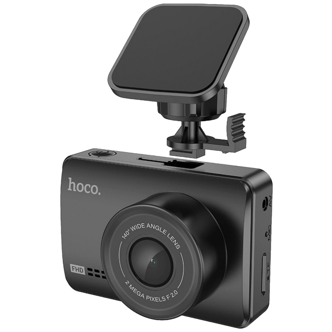 hoco. Auto kamera, 2 Mpxiel, Dual Camera, FullHD, microSD - DV3 - Image 2