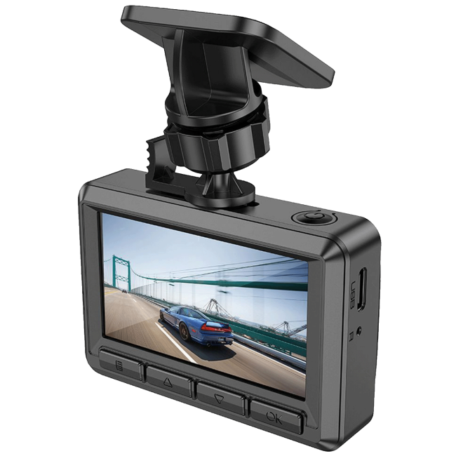 hoco. Auto kamera, 2 Mpxiel, Dual Camera, FullHD, microSD - DV3 - Image 3