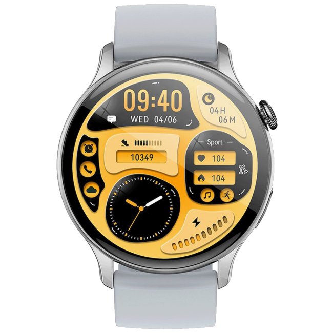 hoco. Pametni sat, 1.43", AMOLED zaslon, Bluetooth, IP68 - Y10 Pro Silver - Image 2