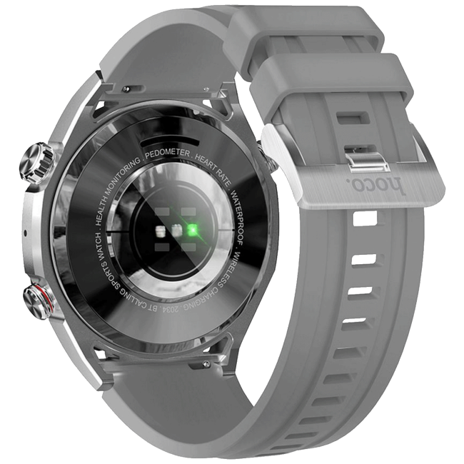hoco. Pametni sat, 1.39" zaslon, Bluetooth, IP67 - Y16 Silver - Image 2