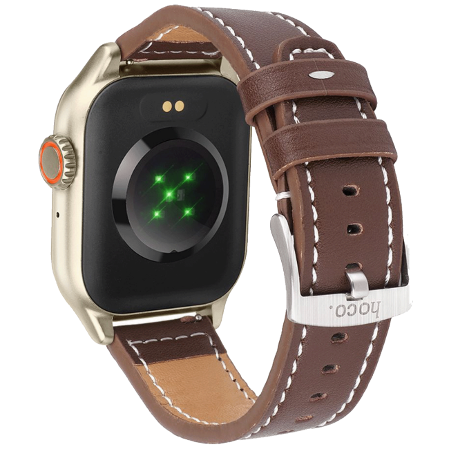 hoco. Pametni sat, 2.03" zaslon, Bluetooth, IP67 - Y17 Gold - Image 2